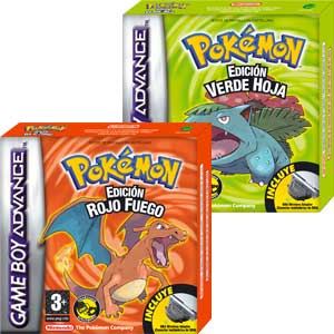 Carátulas Pokémon VerdeHoja y RojoFuego