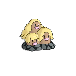 Dugtrio - #051 -  Pokédex